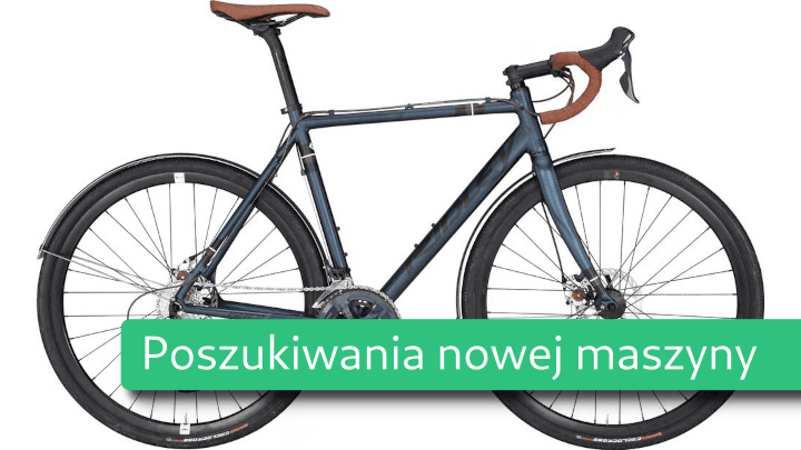 Miniaturka dla wpisu o kupowaniu nowego roweru. Na zdjęciu ciemnoniebieski rower z brązowym siodłem i owijką.